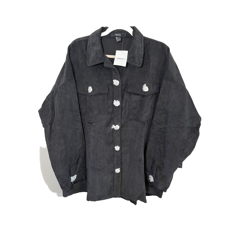 Neutral Corduory Shacket L Grunge Skater Lagen Minimalist Emo Western Classic 90